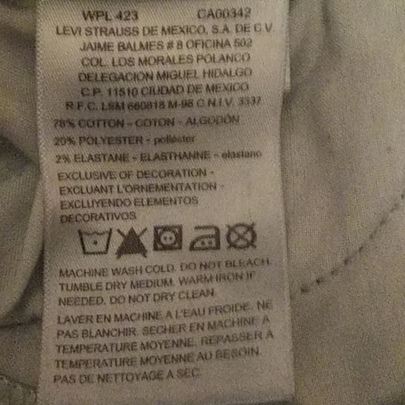 Levi Signiture Modern Boot Cut Stretchy 12S Jeans - Picture 7 of 8